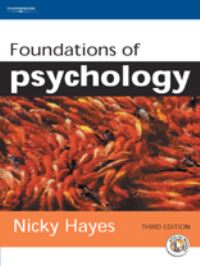 Book Cover for Foundations of Psychology by Nicky Hayes