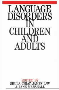 Book Cover for Language Disorders in Children and Adults by Shula Chiat, James Christopher Law, Jane Marshall