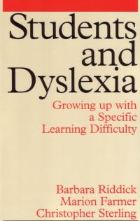 Book Cover for Students and Dyslexia by Barbara Riddick, Marion Farmer, Chris M Sterling