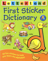 Book Cover for First Sticker Dictionary by Lyn Wendon