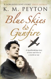 Book Cover for Blue Skies & Gunfire by K M Peyton
