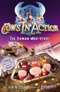 Book Cover for The Roman Moo-Stery by Stephen Cole, Woody Fox