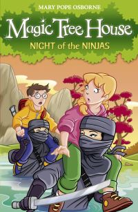 Book Cover for Night of the Ninjas by Mary Pope Osborne, Dynamo Design Firm
