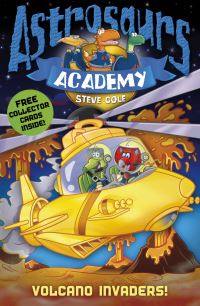 Book Cover for Volcano Invaders! by Stephen Cole, Woody Fox