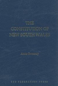 Book Cover for The Constitution of New South Wales by Anne Twomey
