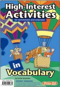 Book Cover for High-Interest Activities in Vocabulary by Gunter Schymkiw