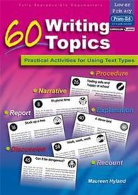 Book Cover for 60 Writing Topics Lower Primary by Maureen Hyland