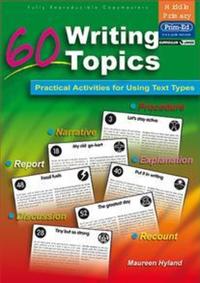 Book Cover for 60 Writing Topics Middle Primary by Maureen Hyland