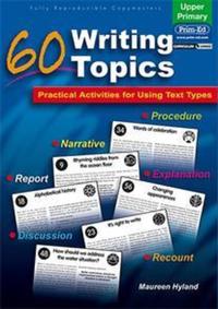 Book Cover for 60 Writing Topics Upper Primary by Maureen Hyland