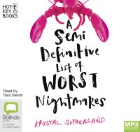 Book Cover for A Semi-Definitive List of Worst Nightmares by Krystal Sutherland
