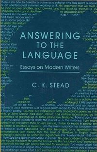 Book Cover for Answering to the Language by CK Stead