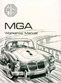 Book Cover for MG MGA 1500 1600 Mk2 Wsm by British Motor Corp