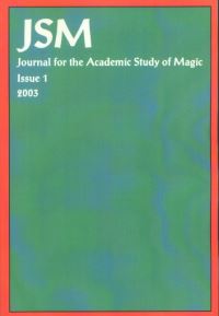 Book Cover for Journal for the Academic Study of Magic, Issue 1 by Alison Butler