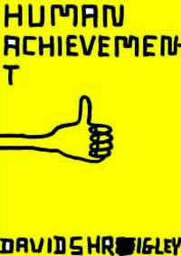 Book Cover for Human Achievement by David Shrigley