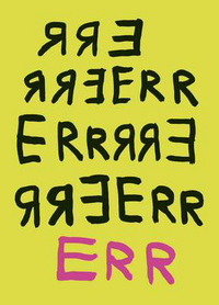 Book Cover for Err by David Shrigley