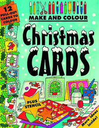 Book Cover for Make and Colour Christmas Cards by Clare Beaton