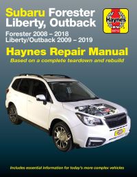 Book Cover for Subaru Forester 2008-2018 Liberty, Outback 2009- 2019 by Haynes Publishing