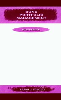 Book Cover for Bond Portfolio Management by Frank J Fabozzi