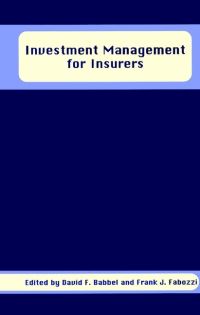 Book Cover for Investment Management for Insurers by David F Babbel, Frank J Fabozzi