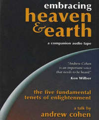 Book Cover for Embracing Heaven & Earth Audiocassette by Andrew Cohen