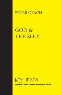 Book Cover for God and the Soul by P T Geach