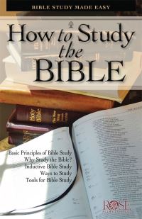 Book Cover for How to Study the Bible by Rose Publishing