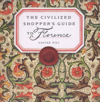 Book Cover for The Civilized Shopper's Guide to Florence by Louise Fili
