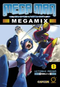 Book Cover for Mega Man Megamix by Hitoshi Ariga, CAPCOM Co