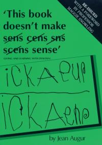 Book Cover for This Book Doesn't Make Sens, Cens, Scens, Sns [Mis-Spelling Crossed Out] Sense by Jean Augur