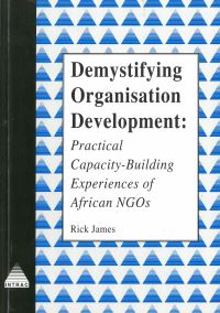 Book Cover for Demystifying Organisation Development by Rick James, INTRAC Great Britain