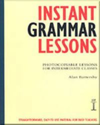 Book Cover for Instant Grammar Lessons by Alan Battersby
