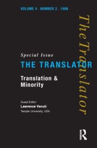 Book Cover for Translation and Minority by Lawrence Venuti
