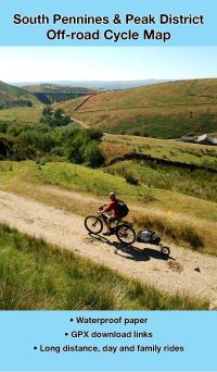 Book Cover for South Pennines and Peak District Off-Road Cycle Map by Richard Peace