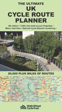 Book Cover for The Ultimate UK Cycle Route Planner Map by Richard Peace