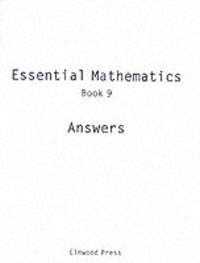 Book Cover for Essential Mathematics Book 9 Answers by David Rayner