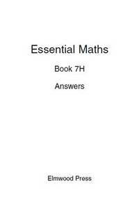 Book Cover for Essential Maths 7H Answers by 