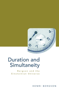 Book Cover for Duration and Simultaneity by Henri Bergson