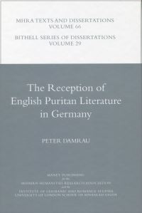 Book Cover for The Reception of English Puritan Literature in Germany by Peter Damrau