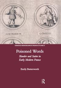 Book Cover for Poisoned Words by Emily Butterworth, Society for French Studies Great Britain
