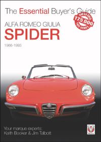 Book Cover for Alfa Romeo Giulia Spider by Keith Booker, Jim Talbott