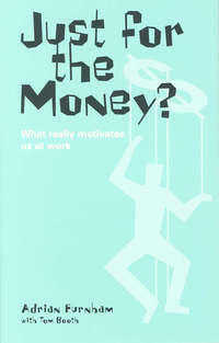 Book Cover for Just for the Money? by Adrian Furnham