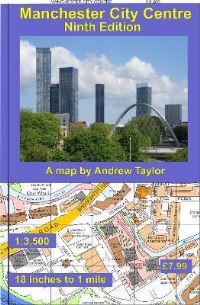 Book Cover for Manchester City Centre Map by Andrew Taylor