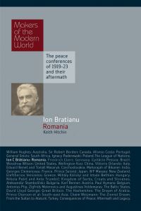 Book Cover for Ionel Bratianu by Keith Hitchins