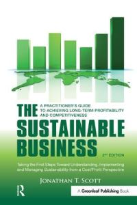 Book Cover for The Sustainable Business by Jonathan Scott