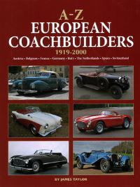 Book Cover for A-Z of European Coachbuilders by James Taylor