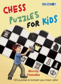 Book Cover for Chess Puzzles for Kids by Murray Chandler