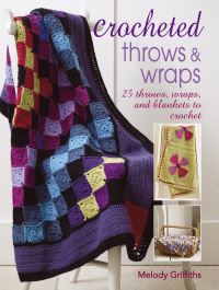 Book Cover for Crocheted Throws & Wraps by Melody Griffiths