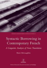 Book Cover for Syntactic Borrowing in Contemporary French by Mairi McLaughlin