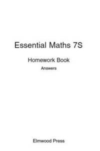 Book Cover for Essential Maths 7S Homework Answers by Herbert Silberer