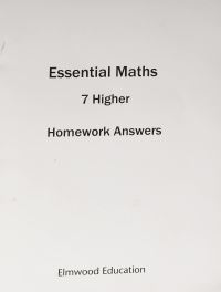 Book Cover for Essential Maths. 7. Higher by Michael White